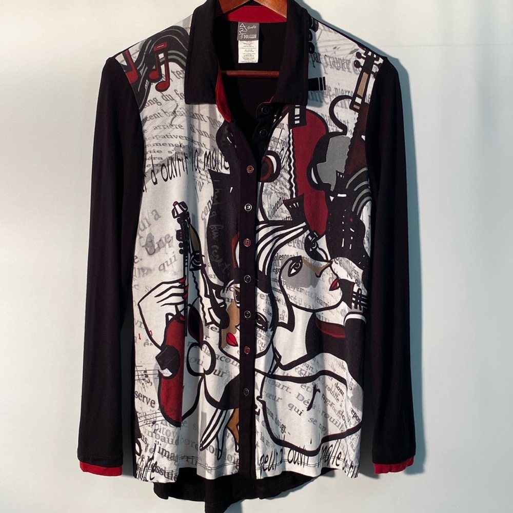 Dolcezza simply art - abstract shirt. Size M